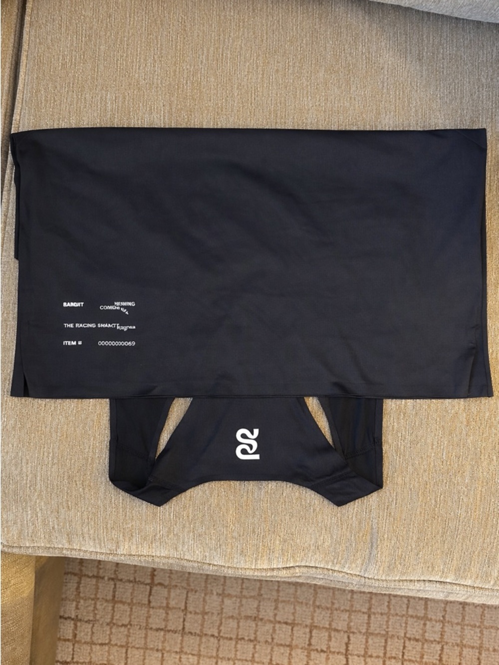 Bandit Black Drift Performance Racerback Singlet - Picture 4 of 4